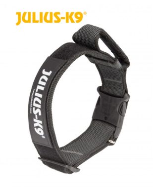Julius K9 IDC® ogrlica + ručka 5 cm x 49 x 70 mm - crna