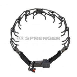 HS Sprenger ULTRA PLUS ogrlica - ClicLock 20/40/70 kg (INOX i crni INOX)<span> - </span>52 cm x 3,2 mm crni INOX do 40 kg