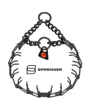 HS Sprenger ULTRA PLUS poludavilica s centralnom pločicom MICRO - crni INOX 30cm x 1,5mm