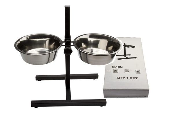 Stalak za zdjele + 2 zdjele 2,8 l gratis - Slika 2
