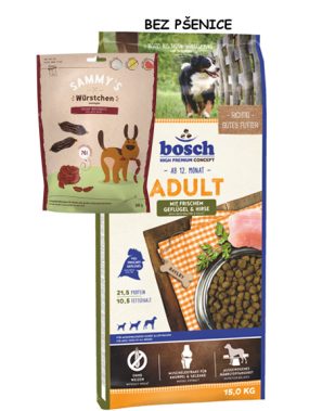 bosch Adult perad 15 kg + Sammy`s poslastica