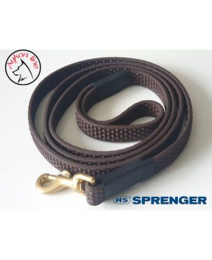 Aykon line BioThane® protuklizni povodnik SUPER GRIP 19 mm (smeđi) – 1 / 1,5 / 1,8 / 2 m
