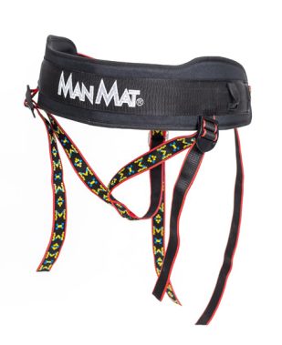 ManMat Canicross BELT pojas M s crvenim trakicama