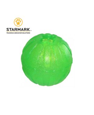 STARMARK Chew ball 7 / 10 cm - silikonska lopta bez uzice (pluta u vodi) - igračka za pse