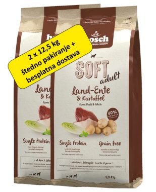 bosch HPC SOFT patka & krumpir - BEZ ŽITARICA 2 x 12,5 kg
