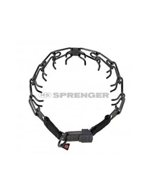 HS Sprenger ULTRA PLUS ogrlica - ClicLock 20/40/70 kg (INOX i crni INOX)<span> - </span>58 cm x 3,2 mm crni INOX do 40 kg