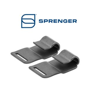 HS Sprenger Dodatak za ogrlicu NECK TECH FUN - INOX crni mat - set 2 kom.