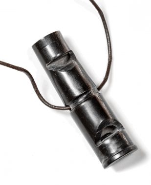 HS Sprenger Zviždaljka bivolji rog 60 mm (crna)