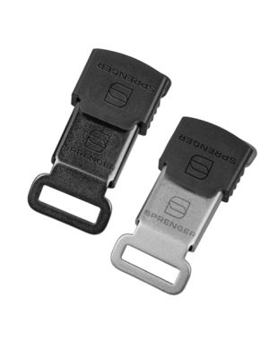 HS Sprenger kopča KLIK za poludavilicu NECK TECH  - INOX i crni INOX- 6,5cm x 21mm