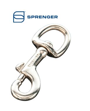 HS Sprenger Karabiner od kovanog željeza s okruglom ušicom 87 x 16 mm