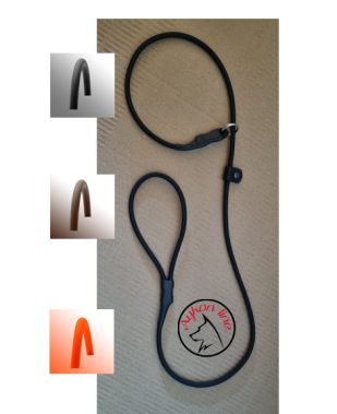 Aykon line BioThane® izložbeni povodnik/davilica Ø 6 mm okrugli - 1,2 m - više boja