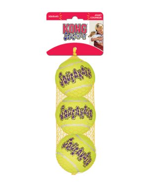 KONG SqueakAir Balls Vel. M -  Ø6,4 cm (3 kom/pak) - igračka za pse