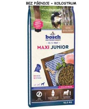 bosch Maxi junior - BEZ PŠENICE & KOLOSTRUM - 3 i 15 KG