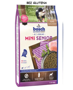 bosch Mini Senior- bez glutena 2,5 kg