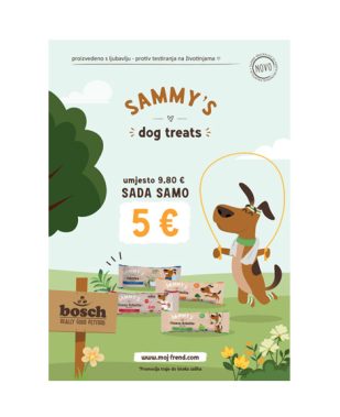 bosch Sammy’s zubić vila & morske alge 60g + 2 vrste Fitness pločica 25g