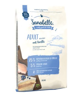 Sanabelle adult pastrva - 2 kg i 10 kg - bez glutena