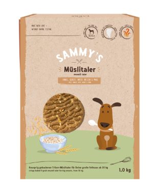 bosch Sammy`s Müslitaler 1kg - 0% dodanog šećera - 100% uživanje u žitaricama