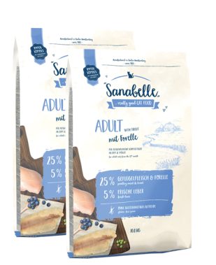 Sanabelle Adult pastrva 2 x 10 kg