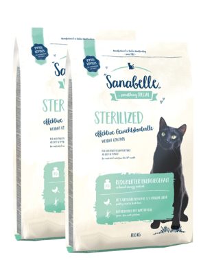 Sanabelle Sterilized - bez žitarica - 2 x10 kg