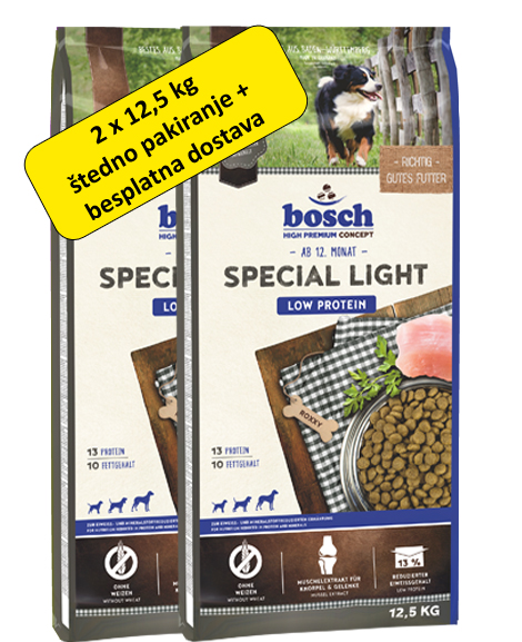 bosch SPECIAL LIGHT - za metabolizam i mokraćni sustav 2 x 12,5 kg