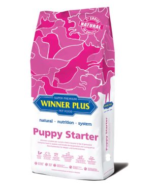 Winner Plus PUPPY STARTER piletina (36%) i losos (4%) – bez glutena – 3 kg