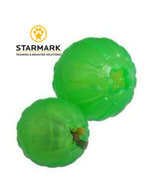 STARMARK Chew ball 7 / 10 cm - silikonska lopta bez uzice (pluta u vodi) - igračka za pse
