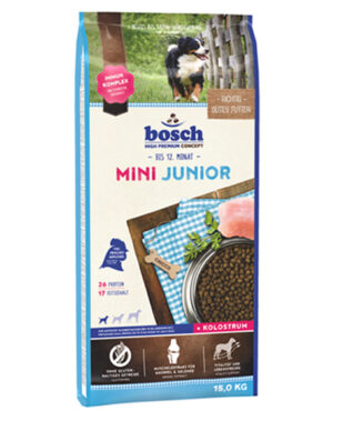 bosch Mini Junior 3 i 15 kg - bez glutena & Kolostrum