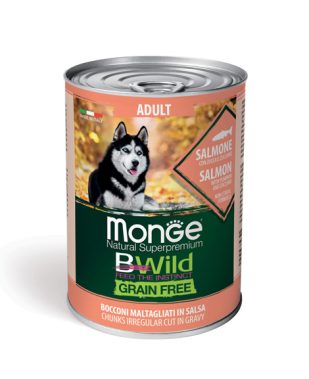 Monge BWild Grain Free Adult, losos s bundevom i tikvicama 400 g